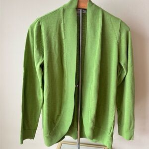 Liz Claiborne Women’s Vibrant Green Cardigan Sweater
